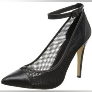 BCBGeneration Women's Cynthia Dress Pumps Fashion Mesh Heels - Black